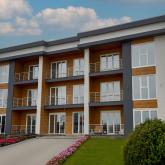 Трехэтажный отель с заполнением легким монолитом в Крыму