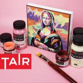 Линейка пастельных красок «Акрил Де Люкс» с матовым финишем