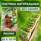 Пастилки Twizy Яблоко шоубокс 10 пакетиков по 75гр