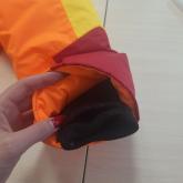 Манжет трикотажный в рукаве горнолыжной куртки