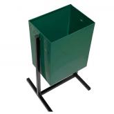 Урна на подставке из оцинкованной стали окрашиваемая