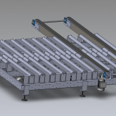 Рендер разгрузочный стол