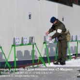 Стойка мишенная переносная универсальная СМПУ-3 с дополнительными модулями предназначена для индивидуального использования или для оборудования спортивных тиров, развлекательных аттракционов, в том числе на открытом воздухе и пр.  Незаменима для оборудования школьного спортзала при сдаче норм комплекса ГТО.