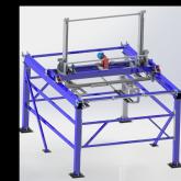 Рендер робот паллетайзер