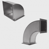 Отвод 90 градусов прямоугольного сечения