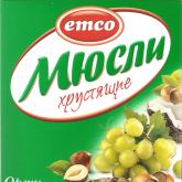 Мюсли хрустящие с орехами 0,375