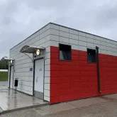 Санитарный узел, блочно-модульное здание трасса М-11.