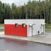 Санитарный узел, блочно-модульное здание трасса М-11.