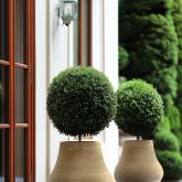 Кашпо «Груша» из натуральной глины