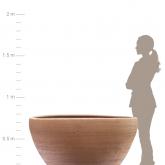 Большое керамическое кашпо «Полусфера»