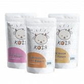 Адаптированные смеси Детское питание на основе цельного козьего молока рекомендуется не только детям с проблемами пищеварения, но и для смешанного вскармливания детей грудного возраста.  Каши Каши обладают приятным запахом и сливочным вкусом цельного козьего молока. Сочетание полезных свойств козьего молока и натуральных круп дает малышам энергию и силы, чтобы быть активным в течение дня.