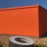 Двухмодульный гараж с зоной для хранения.