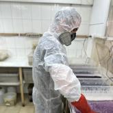 Производство волос Buenohair, красильный отдел