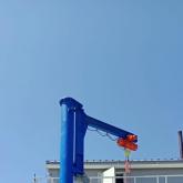 консольный кран 0,5т высота 6,650м, пролет 2,7м, 270 градусов
