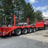 - Грузоподъемность 45 тн; - Снаряженная масса 11 тн; - Нагрузка на ССУ 18 тн; - Нагрузка на подвеску 38 тн; - Длина рабочей платформы  11310 х 2530 мм; - Уширители рамы до 3030 мм; - Настил металлический; - ССУ – 1550 мм; - 1-я ось подъемная; - Подвеска пневматическая; - ABS «WABCO» (Германия); - Трапы уголкового типа; - Вставные коники 4 пары; - Съемный передний щит; - Съемные алюминиевые борта на гусачной части.