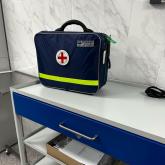 Столик инструментальный. атериалл изготовления металл в полимерном покрытии. Цвет матовый синий