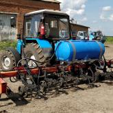 Обородувание для внесения жидких удобрений для культиватора КРН