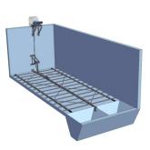 Скребок донный, горизонтальный. Песколовка. Может поставляться с укрытием