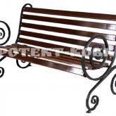 Скамейка "Французская лоза большой вензель"