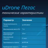 Технические характеристики uDrone Пегас 
