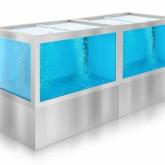 Аквариум для морской рыбы с полным циклом водоподготовки, охлаждения и насыщения кислородом