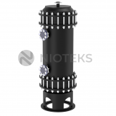 Сорбционная колонна для извлечения драгоценных и редкоземельных металлов (РЗМ): золота, палладия, серебра, родия, рутения, иридия, лития, ванадия, урана, меди и других. Сорбционные колонны производятся из полиэтилена ПНД (PE), полипропилена ПП (PP), поливинилхлорида ПВХ (PVC), поливинилиденфторида ПВДФ (PVDF), перфторалкоксид ПФА (PFA).