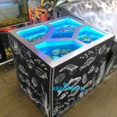 Аквариумная витрина для морских гидробионтов