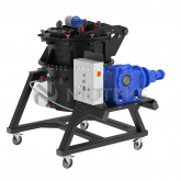 Нутч-фильтр служит для фильтрации суспензии под действием вакуума. Состоит из корпуса, основания, перфорированной перегородки и технологических патрубков. Изготавливаются из полимеров.