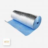 Утеплитель для вентиляции рулонный фольгированный Пеноизофол с дублированием фольгой с двух сторон