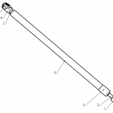 Газовый упор крышки багажника