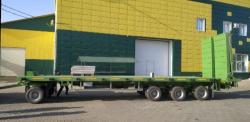 Прицеп трал для перевозки спецтехники массой до 40 тонн