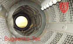 Скруббер Бутара B720-1, пром прибор для золотодобычи Bugaenko-Tec, барабанный грохот, мойка стекла, мойка гравия, троммель.