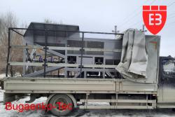 Скруббер Бутара B720-1, пром прибор для золотодобычи Bugaenko-Tec, барабанный грохот, мойка стекла, мойка гравия, троммель.