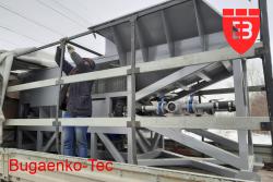 Скруббер Бутара B720-1, пром прибор для золотодобычи Bugaenko-Tec, барабанный грохот, мойка стекла, мойка гравия, троммель.