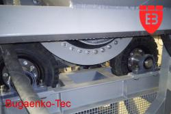 Скруббер Бутара B720-1, пром прибор для золотодобычи Bugaenko-Tec, барабанный грохот, мойка стекла, мойка гравия, троммель.