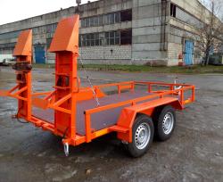 прицеп для миниэкскаватора