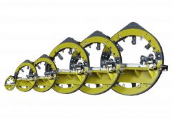 Станки для обработки фланцев с установкой на внешний диаметр, разработаны специально для выполнения ответственных задач в нефтегазовой и химической отрасли. Могут комплектоваться набором для резки труб и снятия фаски.
