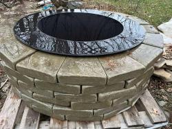 Кострище каменное сборное галтованное от ИП Шеверев А. С.