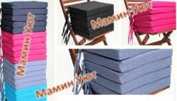 Подушка на стул для банкетов,отелей, кафе, ресторанов толщиной 6 см.