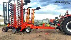 Бороны дисковые БДМ-В КОРТЕС® на стойках с эластомерами, шириной захвата от 1,8 до 12,1 метров