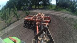 Борона дисковая садовая БДМ 2,4х2 прицепная со смещенным дышлом для сада и виноградников