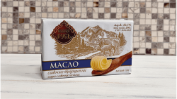 Масло сливочное традиционное ТМ Щедрая русь 200гр.,82,5%