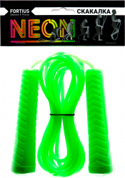 Скакалка "Fortius" Neon 3 м. (зеленая)