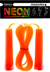 Скакалка "Fortius" Neon 3 м. (оранжевая)