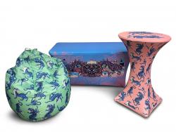 Скатерти-стрейч и кресло-мешок