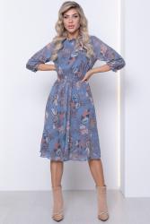 Нарядное шифоновое платье