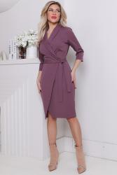 Деловое платье из вискозы