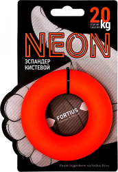 Эспандер кистевой "Fortius" Neon 20 кг (оранжевый)
