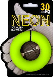 Эспандер кистевой "Fortius" Neon 30 кг (желтый)