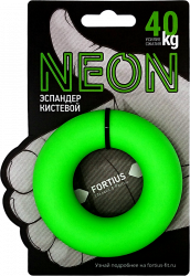 Эспандер кистевой "Fortius" Neon 40 кг (зелёный)